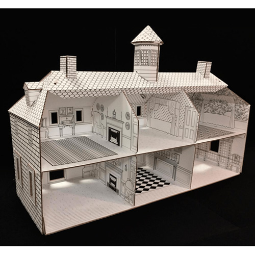 Mount Vernon Color Me Dollhouse