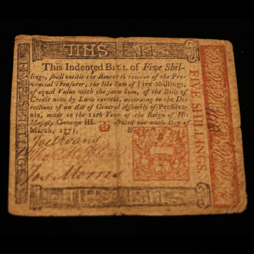 1700s Paper Money