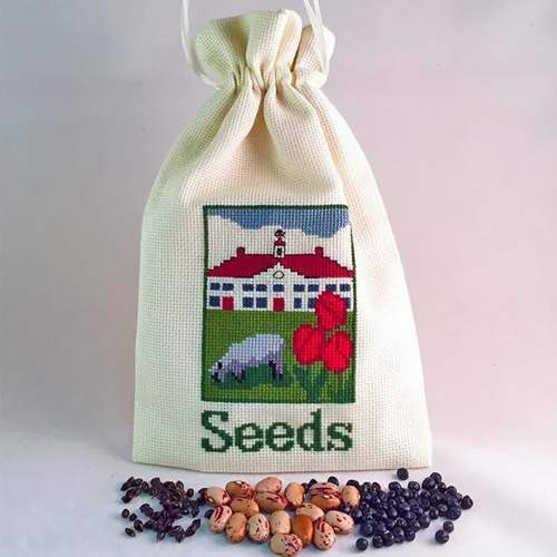 Seed Bag Cross Stitch