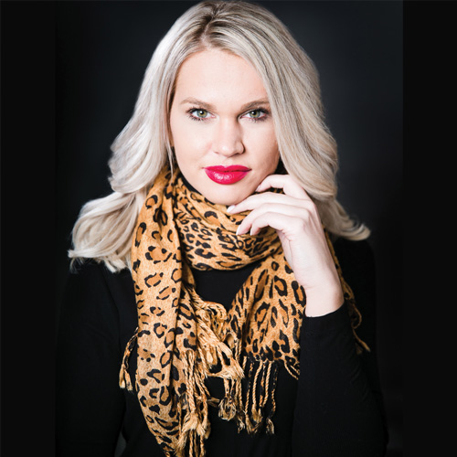 Leopard Print Long Scarf