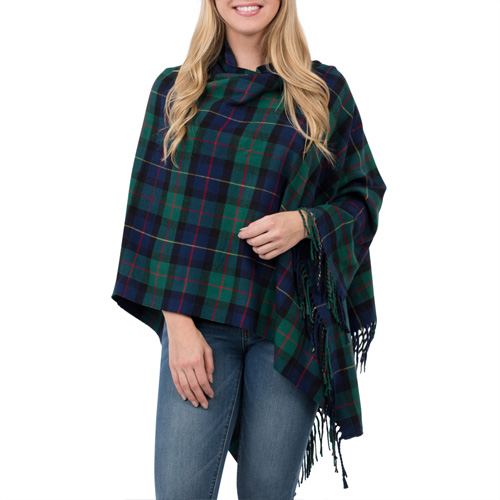 Green Irish Plaid Wrap