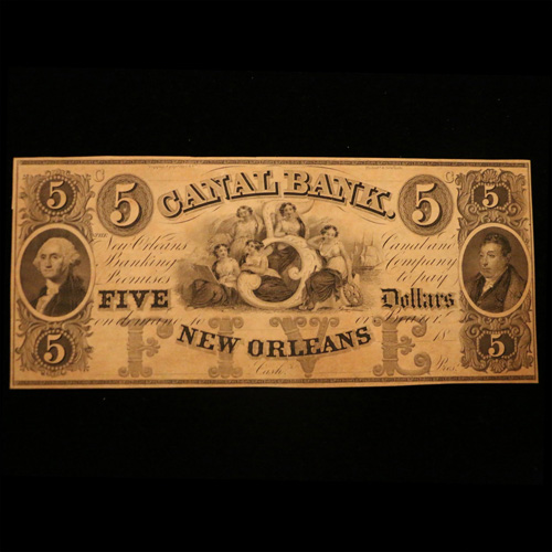 Canal Bank $5.00 Note