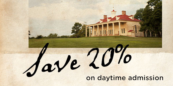 Save
20% on daytime admission