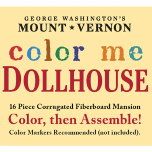 Mount Vernon Color Me Dollhouse